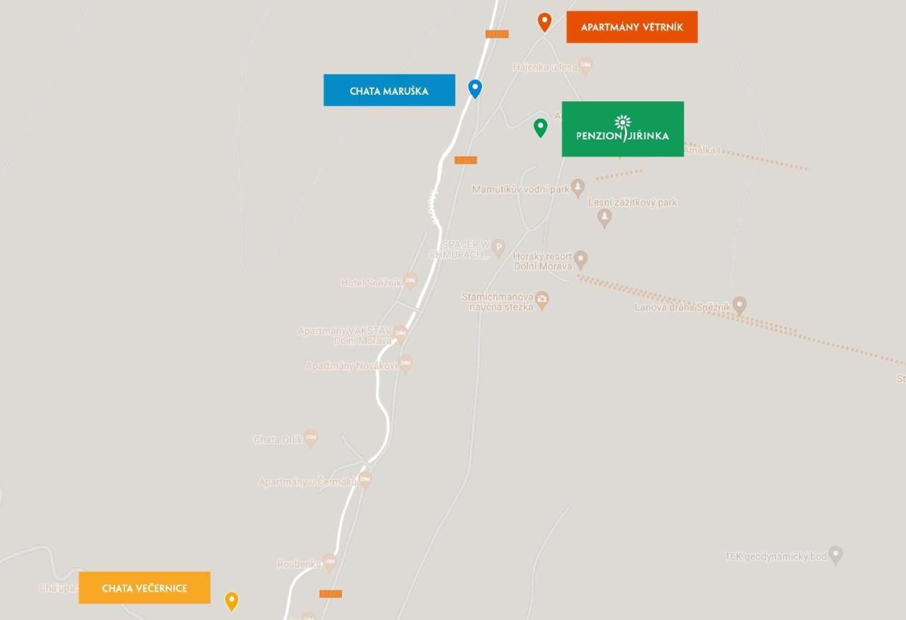 Vetrnik Depandance Hotelu Jirinka Dolní Morava Екстериор снимка